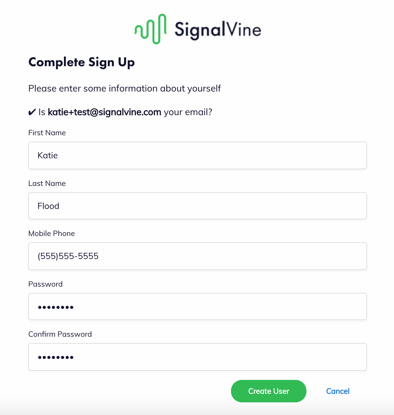 signal vine benefitrs